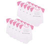 STOBAZA 10 Pièces Cartes Gender Reveal Cartes Vote Fille Garçon Jeu Prédiction Shower Décoration Fête Étape