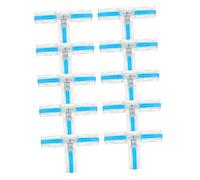 STOBAZA 10 Pièces Connecteurs Électriques Isolés T-type Bornes Rapides Cuivre Kit de Connecteurs pour Câbles Réparation Électrique Rapide et Fiable pour Électroménagers et Ordinateurs