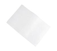 STOBAZA 10 Pièces de Grilles en Plastique Blanches pour Point de Croix DIY, 33 X 50 CM, Maille 86 X 56 Carrés, Filet à Mailles Découpables, Feuille Multi-Usage pour Travaux D’Aiguille et