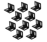 STOBAZA 10 pièces Équerres de Fixation Angle Droit Renfort Mobilier Support Étagère Robuste pour Meubles et Armoires