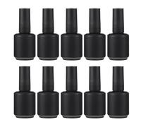 STOBAZA 10 pièces Flacons Vides Verre pour Vernis à Ongles Rechargeables avec Pinceau Long Conteneurs Durables pour Gel et DIY Couleurs Personnalisées