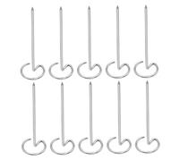 STOBAZA 10 pièces Lot de Brochettes Barbecue Inox pour Friteuse à Air et Four Électrique Piques Réutilisables Anti-dérapantes pour Grillades Extérieur et Camping