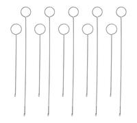 STOBAZA 10 pièces Lot de Crochets Acier Inoxydable avec Loquet Outils de Retournement de Boucle pour Couture pour Tubes Tissu et Cordons Accessoires de Tricot DIY Aiguilles Longues et