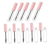 STOBAZA 10 pièces Lot de Tubes Mascara DIY Rechargeables Rose Flacons Légers et Étanches pour Colle Cils Maquillage Yeux Portable Voyage