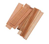 STOBAZA 10 Pièces Mèches pour Bougies DIY Triangulaires à Maillage Creux Combustion Optimisée sans Fumée Longues Mèches Artisanales pour Fabrication de Bougies