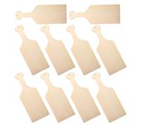 STOBAZA 10 Pièces Mini Planche à Découper avec Poignée Petites Planches à Découper en Bois Résistante aux Rayures, Usage Polyvalent Pratiques Cuisine et Loisirs Créatifs Diy