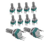 STOBAZA 10 Pièces Potentiomètre Rotatif Électrique Vertical avec Support Réglage Audio Haute Précision pour Réparations DIY et Professionnelles