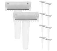 STOBAZA 10 pièces Rasoir Jetable Femme Double Lame Manuel pour Épilation Intime Corps Pratique Sûr et Portable