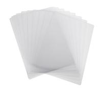STOBAZA 10 pièces Transparent Protective Sleeves Document Holders For Posters And Paper Display Multipurpose Protective Covers For Office And Retail Use