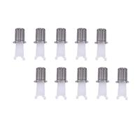 STOBAZA 10 Têtes de Tondeuse à Poils de Nez Électriques, Accessoires de Rechange D202 Lame Interne et Capuchon en Acier Inoxydable, Compatibles pour Salon de Coiffure et Usage Personnel,