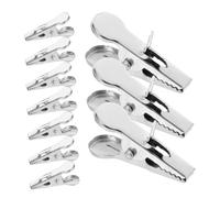STOBAZA 100 Pièces Clips Mini Mâchoire pour Ornements De Noël Pinces Métalliques Petites pour Décoration De Sapin Couronne Fleurs Attaches pour