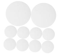 STOBAZA 100 pièces Papier Filtre Quantitatif Rapide de Coton pour pour Expériences et Analyse Eau