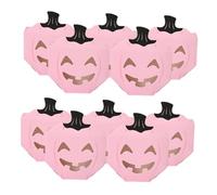 STOBAZA 10pièces Lot De Boîtes à Friandises Citrouilles Décoratives Pour Halloween Contenants à Bonbons Et Multifonctions Pour De Fête