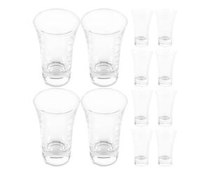 STOBAZA 12 Pièces Coupes de Communion en Verre, Service Eucharistique | Verre Transparent, Usage Liturgique, Compatible Plateaux, pour Vin Bénit et Cérémonies Religieuses