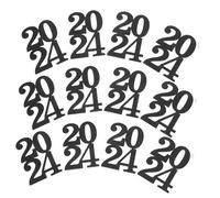 STOBAZA 12 Pièces Double Sided Graduation Cutouts Tags pour Vase Décor Accessoires Table Centerpieces