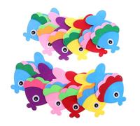 STOBAZA 12 Pièces Fish Wall Decor Non-woven Fabric Hanging Ornaments For Classroom Hallway Coastal Nautical Ocean Theme Under The Sea Party Decorations