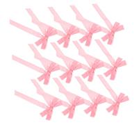 STOBAZA 12 Pièces Velvet Christmas Tree Bows Pre-tied Vintage Holiday Garland Decorations For Wreath Wrapping And DIY Craft