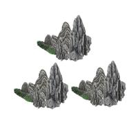 STOBAZA 12pièces Décoration De Rocaille Pierre Miniature Ornements Aménagement Paysager pour Aquarium Bonsaïs Et Jardins
