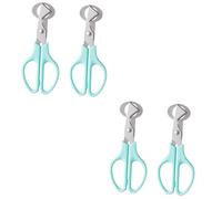 STOBAZA 2 Ensembles Ciseaux De Cuisine Acier Inoxydable Pour Coquilles Dœufs De Caille Coupe De Bleu Ciel Outil Pour Maison Et Restaurant 2 Pièces *