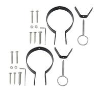 STOBAZA 2 ensembles Support Jambon Espagnol et Italien Accessoires Fixation Robustes Remplacement Pratique pour Ham Rack Installation Facile