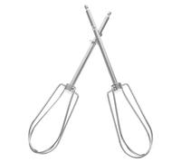 STOBAZA 2 pièces Accessoires de Batteur à Main Acier Inoxydable Fouets de Rechange pour Mixer Œufs Beurre et Sauces Outil pour Préparation Culinaire Réutilisable