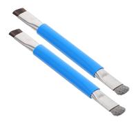 STOBAZA 2 Pièces Anti-Static Phone Cleaning Brushes with Dual Heads Steel Wire and Soft Bristle for Precision Dust Removal Keyboards Earphones and Electronics