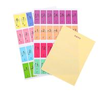 STOBAZA 2 pièces Autocollants Piano Introduction Stickers Clavier Colorés Pratiques pour Débutants Accessoires Durables pour Apprentissage Facile