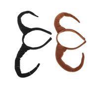 STOBAZA 2 Pièces Bandeau De Carnaval Déguisement D'halloween Coiffes Animal Ears Headband Accessoire De Costume De Cosplay Heaves De Cosplay