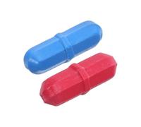 STOBAZA 2 Pièces Bâtonnets Magnétiques de Laboratoire Ptfe Barre Magnétique Stable Haute Vitesse Résistants Aux Produits Chimiques pour Recherches Biochimiques et