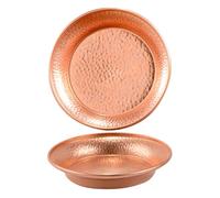 STOBAZA 2 Pièces Bol Sacré en Métal Pur Tibétain pour Eau Bénite Bouddhiste Décoration pour Méditation et Maison Plateau Mandala Ésotérique Artisanal
