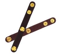 STOBAZA 2 pièces Boucle Ajustement Cuir Véritable pour Sangle de Sac Accessoire de Fixation Anse Clip de Réglage pour Poignée de Sac à Main Lot de Clips de Raccourcissement de Sangle