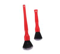 STOBAZA 2 pièces Brosses Detailing Auto Ultra Souples pour Nettoyage Intérieur Extérieur Voiture Poils sans Rayure Prise Main Confortable Adaptées Aux Aérations Tableaux de Bord et Écrans