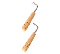 STOBAZA 2 pièces Clé Accordage pour Harpe Lyre Professionnelle Outil Léger et Compact pour Réglage Précis des Cordes Accessoire Pratique pour Accordage et Tonalité