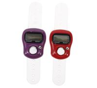 STOBAZA 2 pièces Compteur de Doigts Électronique Compact à Écran Clair Compteur Manuel Portable pour Prier et Méditer Léger et Lot de Unités Couleur Aléatoire Couleur Aléatoire