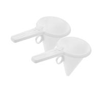 STOBAZA 2 pièces Entonnoir à Main pour Chocolat et Glaçage de Pâte de Pâtisserie Plastique Sûr Ustensile de Cuisine Pratique pour Transfert de Bonbons et Glaçage Lot