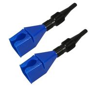 STOBAZA 2 pièces Entonnoir Carburant Pliable avec Flexible Entonnoir Huile Robuste Plastique Facile à Nettoyer Bleu