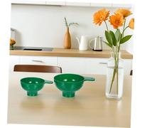STOBAZA 2 pièces Entonnoir Large Ouverture Plastique Résistant et Léger pour Transfert de Confiture et Suspension Pratique pour Cuisine et Remplissage Facile