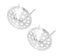 STOBAZA 2 pièces Filtre à Thé Maille pour Bec de Théière Alliage Filtre Sphérique à Micro Perforations Ressort Métallique Sécurisé à Haute Température Accessoire Polyvalent pour Infusion