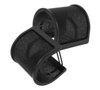 STOBAZA 2 pièces Filtre Microphone Double Couche Métal U-shaped Protection Anti-bruit pour Studio Streaming Podcasting Bouclier Microphone pour Enregistrement Plosives