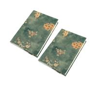 STOBAZA 2 pièces Housse Tissu Réutilisable pour Carnet Protège Cahier Liaison et Journal Intime Couverture Ajustable et Chic Accessoire Doux pour Amateurs de Lot