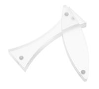 STOBAZA 2 Pièces Kit de Lentilles Optiques Magnétiques Convexe et Concave pour Expériences de Physique Convergence et Réfraction Précises Accessoires pour Enseignement Scientifique et