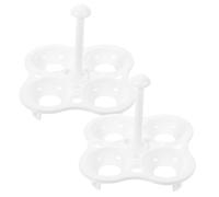 STOBAZA 2 pièces Lot de Supports à Œufs Réutilisables pour Cuisson Vapeur Cases Résistante Chaleur Multi Usage pour Œufs Patates et Maïs Accessoire de Cuisine Pratique pour Maison et