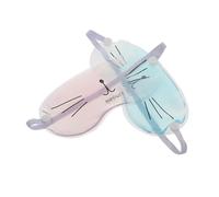 STOBAZA 2 pièces Masques de Sommeil Réutilisables pour Yeux avec Gel Rafraîchissant Masque Froid et Gonflement Bandeau Élastique Confortable Lot de Bleu Rose