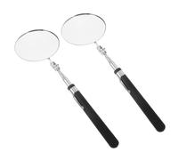 STOBAZA 2 Pièces Miroir Télescopique D'inspection Construction Robuste en Acier Inoxydable pour Voiture with Miroir Rotatif à 360° pour Réparations Automobiles et Inspections sous Caisse