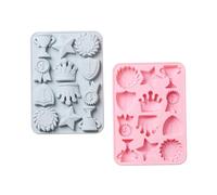 STOBAZA 2 pièces Moule Silicone Pâtisserie Couronne Moule DIY pour Gâteaux Décoratifs Ustensile Polyvalent pour Cake Chocolat et Dessert Couleur Aléatoire Couleur Aléatoire
