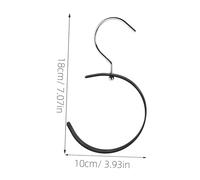 STOBAZA 2 pièces Organisateur Rotatif Mural pour Ceintures et Accessoires Support Polyvalent pour Écharpes Chapeaux Sacs à Main Cintres Gain de Place pour Dressing