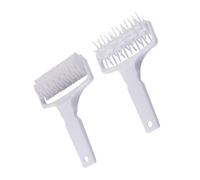 STOBAZA 2 Pièces Pizza et Perforateur pour Pâte Accessoires Pizza PP Outil Pratique pour Découpe et Aération de Pâte Facile à Nettoyer Ranger