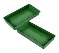 STOBAZA 2 Pièces Plateau en Mousse Vert Réutilisable en Plastique Design Moderne pour Décoration Polyvalente Lors D'événements et Compositions de Fleurs