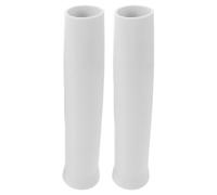 STOBAZA 2 pièces Protections Anti-UV pour Tubes en PVC Blanc Insert pour Supports Bateau et Yacht Lot de Manchons de Protection Robustes pour Accessoires