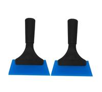 STOBAZA 2 pièces Raclette de Nettoyage Vitres Voiture avec Poignée Ergonomique Bleu Outil Polyvalent pour Pose Film Teinté et Nettoyage Automobile et Ménager